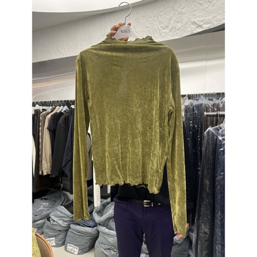 NOVUS韩国直邮㊣女装新品人气时尚真品25秋冬长袖T恤天鹅绒