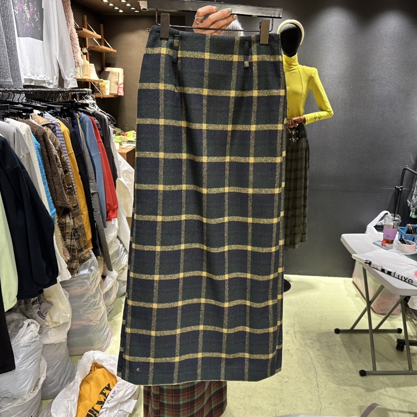 CHAVI韩国直邮㊣女士新款真品人气休闲时尚25秋冬热卖推荐长裙