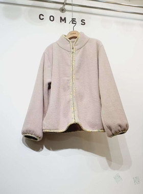 COMES-ot东大门㊣代购女士新款真品推荐时尚休闲夹克抓绒拉链