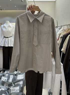 MATIERE㊣东大门实拍女士新品26春夏真品休闲人气时尚推荐衬衫