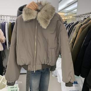 PADO东大门直邮㊣女士26秋冬新款热卖推荐时尚短款棉服修身棉