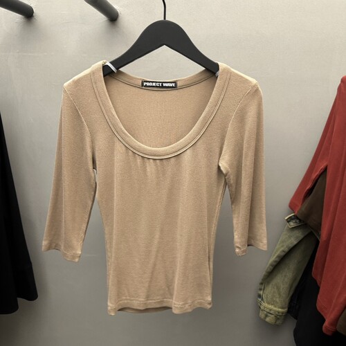 PROJECT WAVE东大门㊣代购女装新款推荐休闲25秋冬人气T恤