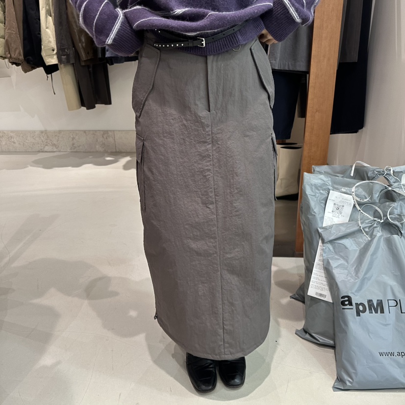 ANDMORE BUTTON韩国直邮㊣女士新款时尚25秋冬真品长裙填充