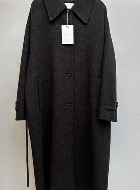 evc/effervescent韩国代购㊣女装新品25秋冬中长款大衣含腰带