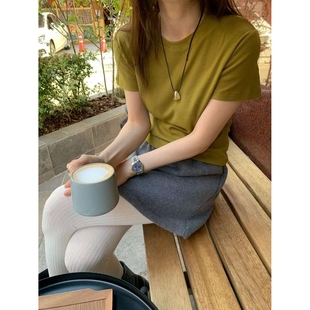 WEARRAW韩国代购㊣女士新款休闲真品时尚人气25秋冬推荐T恤