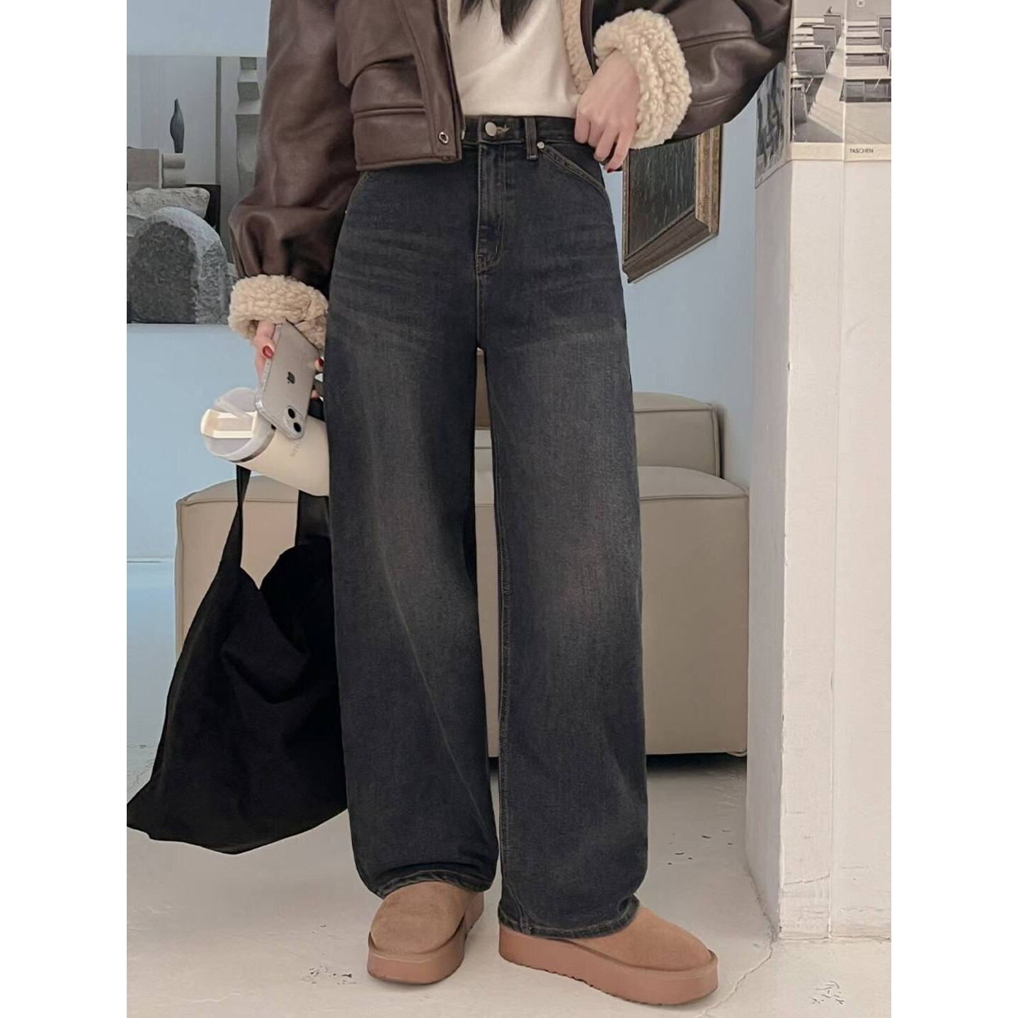 like core/COREBLUE东大门㊣实拍女装新品时尚推荐牛仔裤