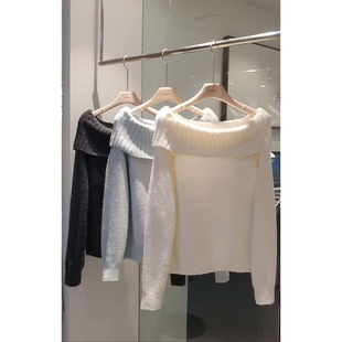 WEARRAW韩国直邮㊣女士新品真品人气25秋冬时尚推荐休闲针织衫