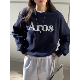 SATURDAY东大门㊣代购女装新款热卖人气时尚休闲真品卫衣刺绣