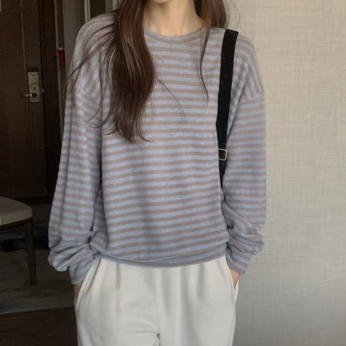 BREEZE-OT韩国直邮㊣女士新款热卖时尚推荐25秋冬长袖T恤棉