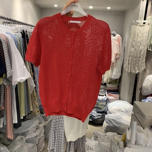 ROAD㊣韩国直邮实拍女装 休闲26春夏针织衫 新品 热卖 人气时尚 LOG