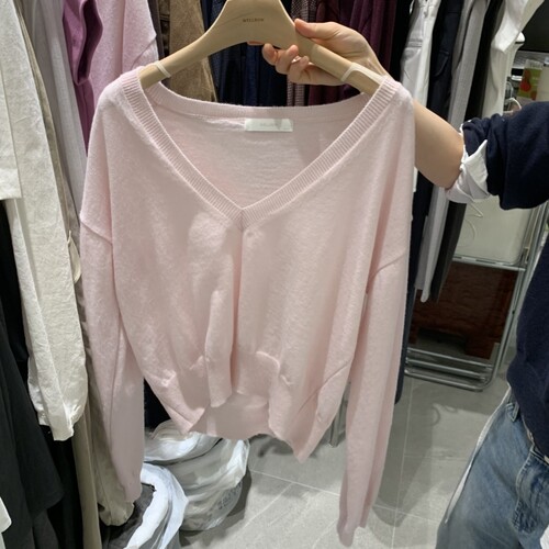 WELL ROW㊣东大门代购女装26秋冬新款真品针织衫不含内搭围巾