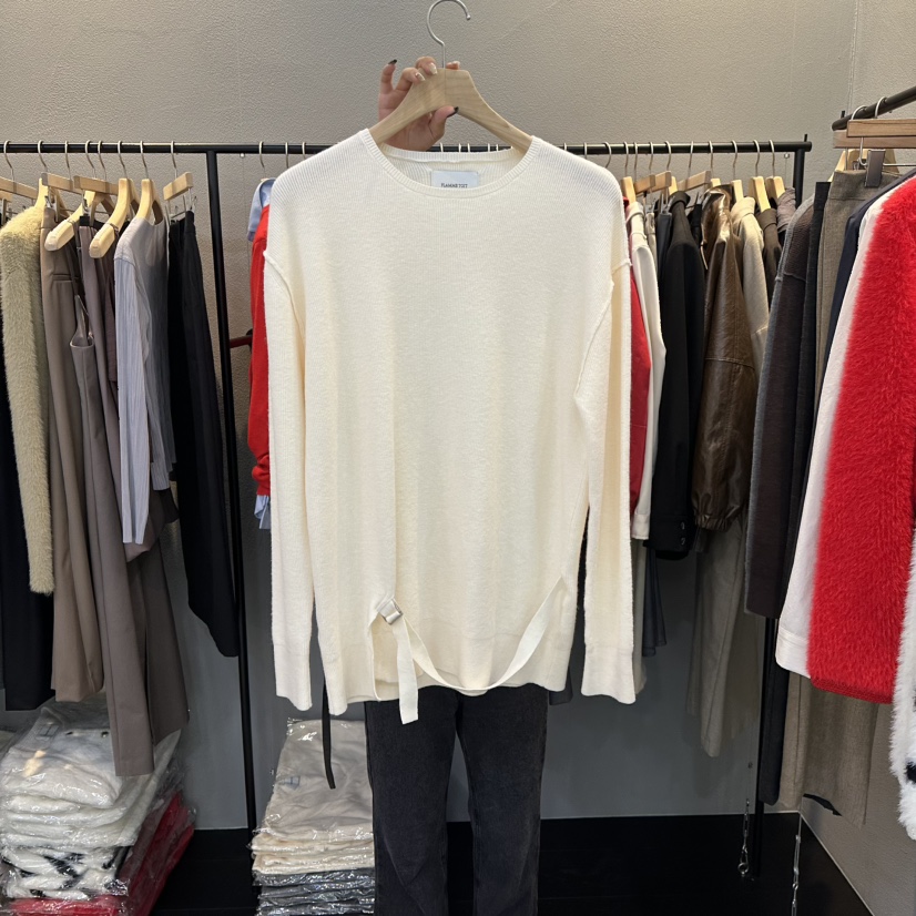 FLAMME TOIT东大门㊣实拍女士新品真品休闲人气25秋冬针织衫