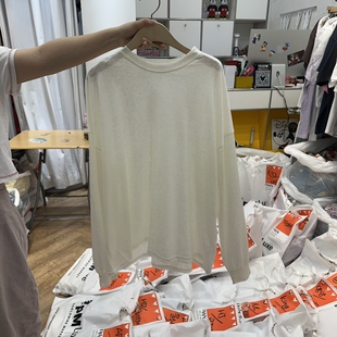 DE LINE韩国直邮㊣女士新品人气热卖时尚休闲推荐26春夏长袖T恤