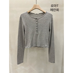 26春夏长袖 KONI T恤 人气热卖 ㊣女士新款 LAKE A韩国东大门代购