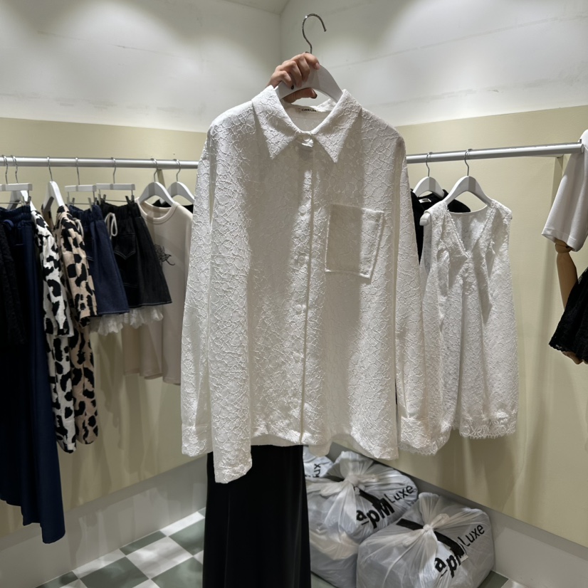 OREUM韩国直邮㊣女士新款推荐人气真品休闲25秋冬热卖时尚衬衫