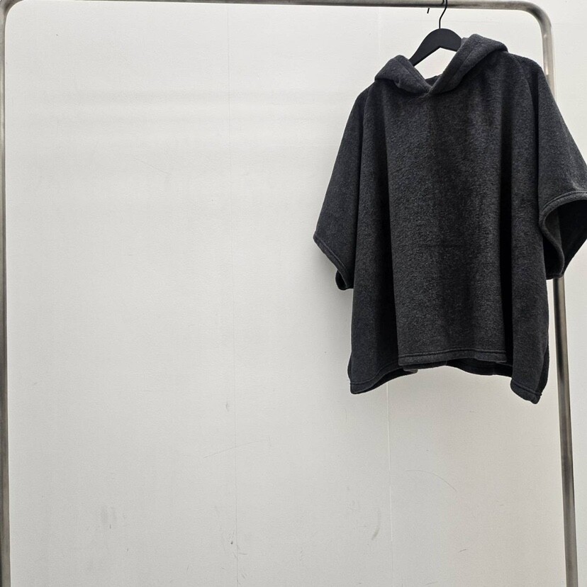 VENDER东大门㊣代购女装新品推荐热卖真品休闲25秋冬T恤斗篷抓绒