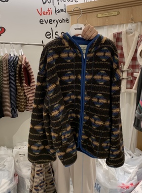 VENTI韩国代购㊣女士新品人气热卖真品25秋冬时尚推荐夹克抓绒