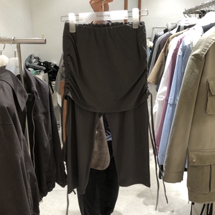 TEMPTING韩国代购㊣女士新品真品25秋冬热卖推荐人气裙裤褶皱