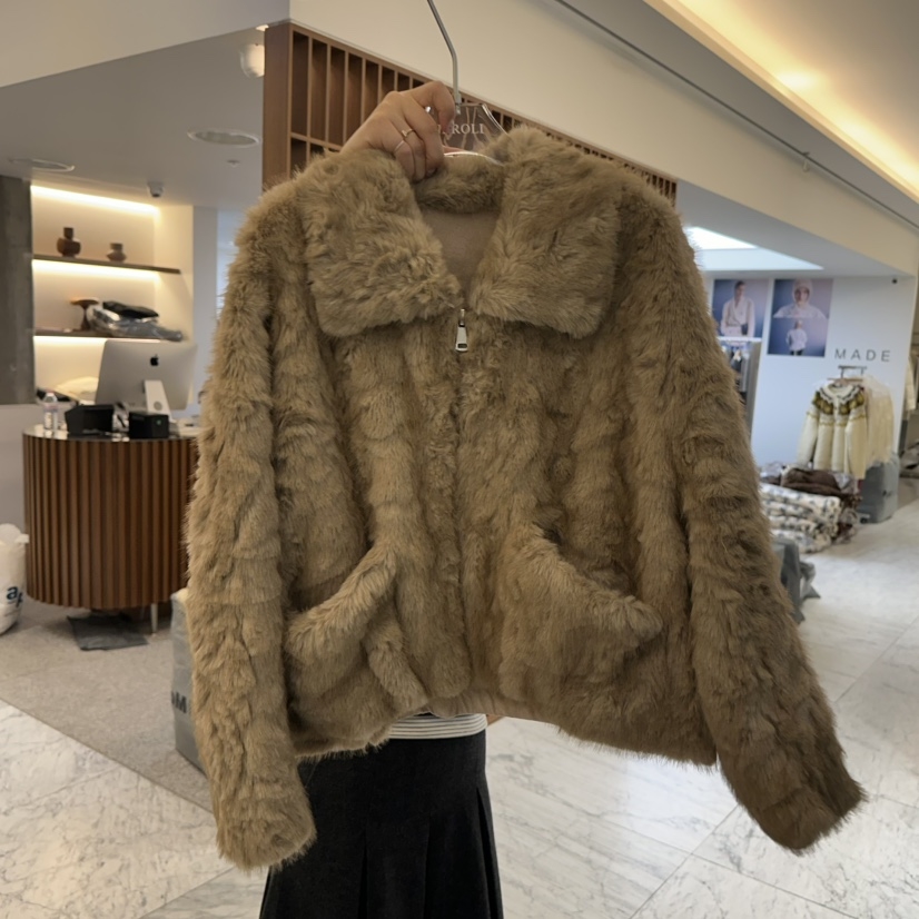 NEROLI 36韩国直邮㊣女装新款25秋冬人气推荐真品夹克拉链