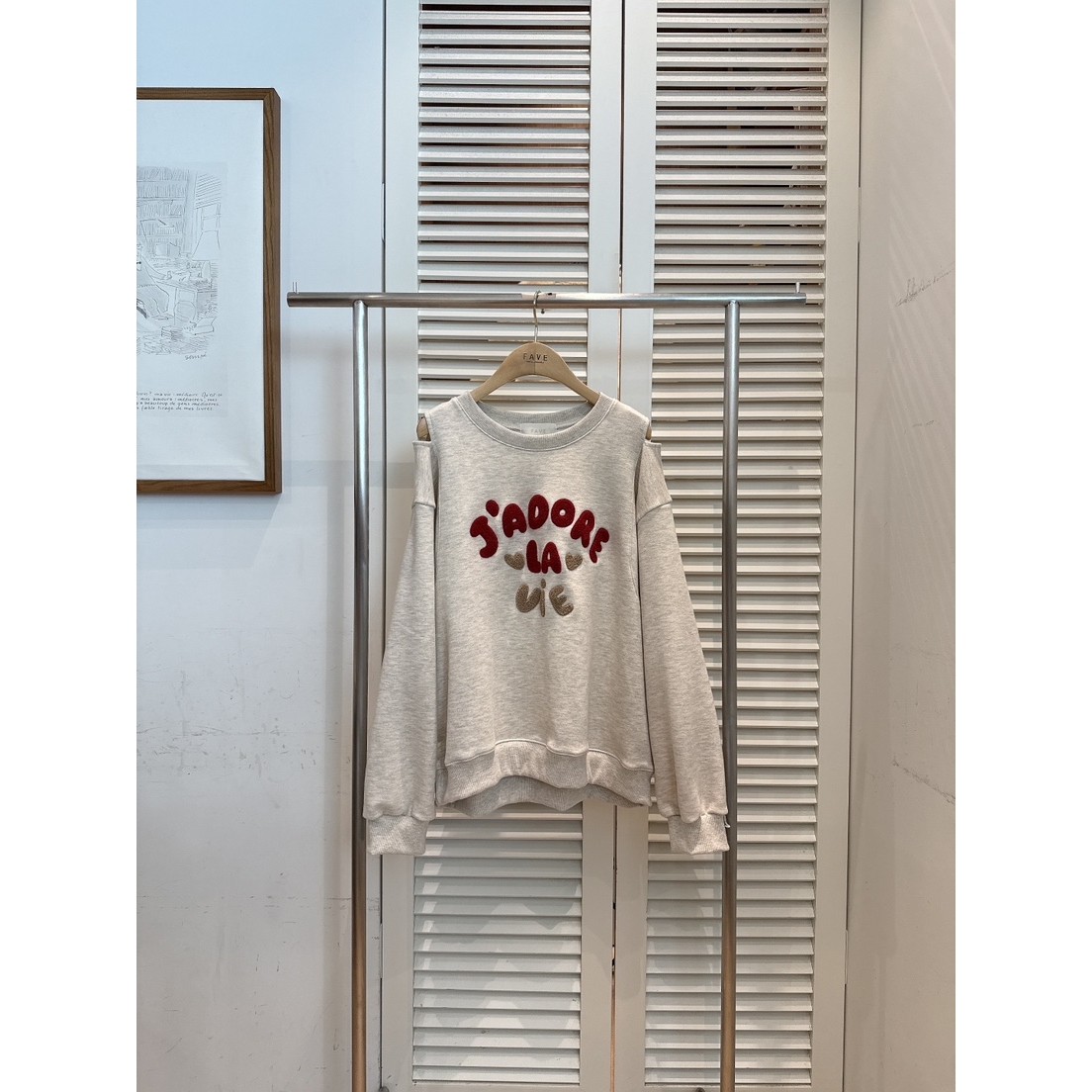 FAVE-L韩国代购㊣女装新品时尚真品休闲人气推荐热卖25秋冬卫衣