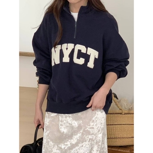 SATURDAY东大门㊣实拍女士新品人气时尚真品热卖休闲25秋冬卫衣