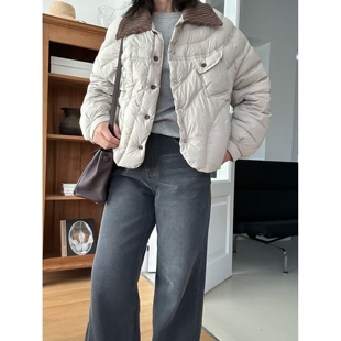 ot东大门㊣直邮女装 25秋冬短款 新品 时尚 棉服鸭绒 人气热卖 KIND