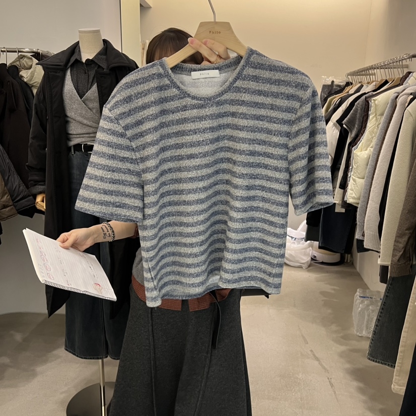 PHILO东大门㊣直邮女装新款推荐时尚人气热卖真品休闲25秋冬T恤