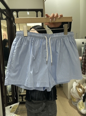 THE MORY PARK㊣韩国直邮实拍女士新品休闲26春夏短裤海军