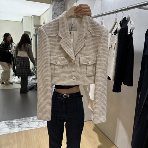 CREPE韩国直邮㊣女装26秋冬新品人气推荐真品时尚热卖休闲夹克