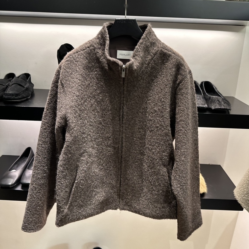 FEBRUARY 11东大门㊣代购女装新品休闲人气时尚25秋冬夹克拉链