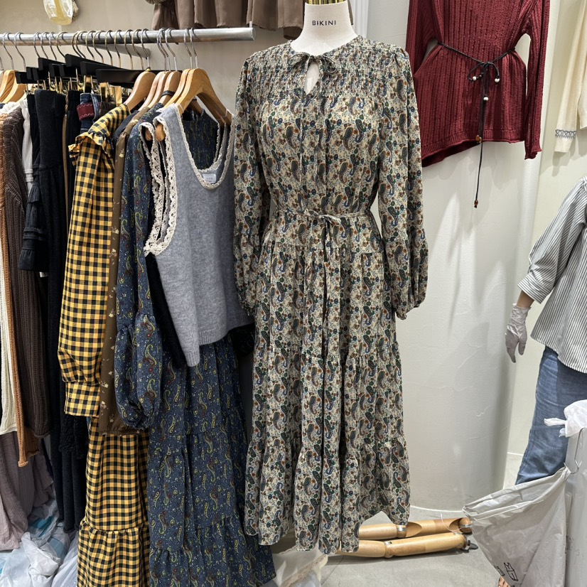 BIKINI东大门㊣实拍女装新品25秋冬休闲真品热卖时尚连衣裙