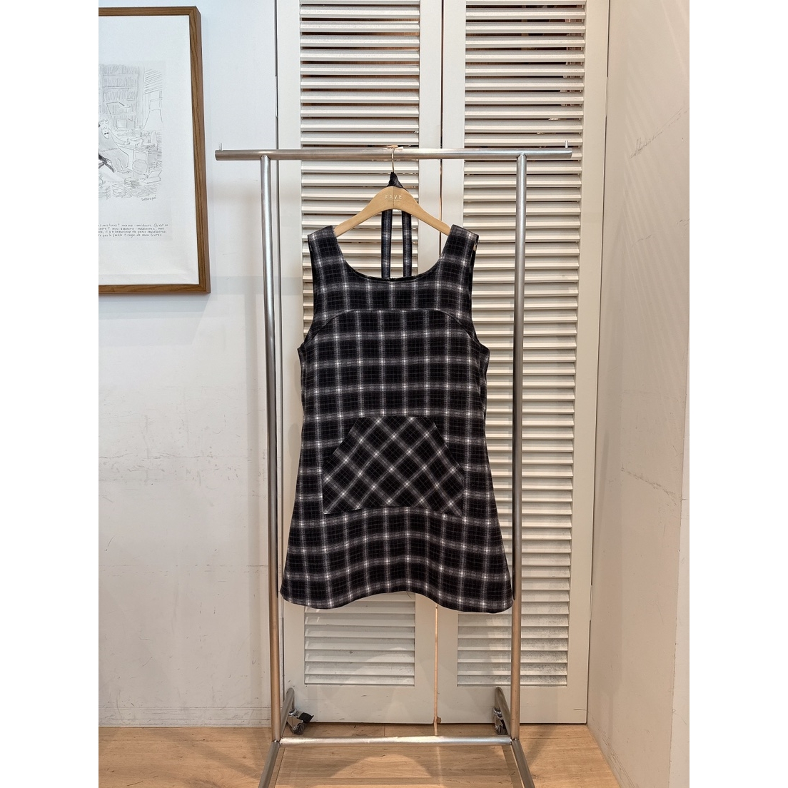 FAVE-L韩国直邮㊣女装新款25秋冬真品人气推荐连衣裙含腰带