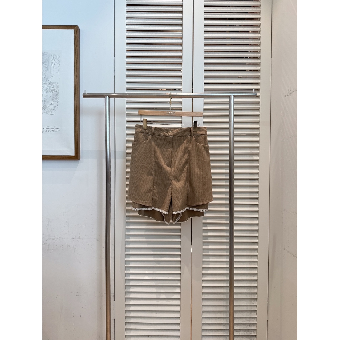 FAVE-L东大门㊣直邮女装新品真品热卖休闲25秋冬推荐时尚短裤