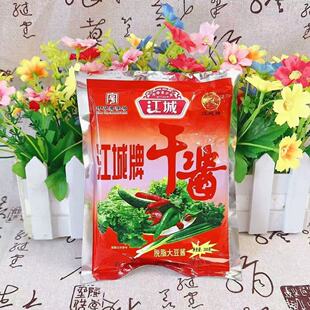 东北大酱 吉林市特产江城牌干酱黄豆酱300g 大豆酱