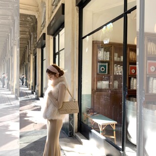 小香风环保皮草马甲外套女秋冬季 高级感立领马夹背心上衣 2025新款