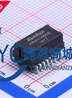 全新汉仁 HR641680E 封装SMD16P  100Base-T单端口 百兆变压器