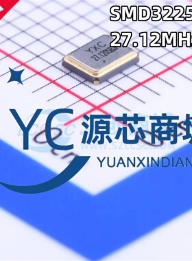 X32252712MSB4SI 封装SMD3225-4P  27.12MHz ±10ppm 20pF
