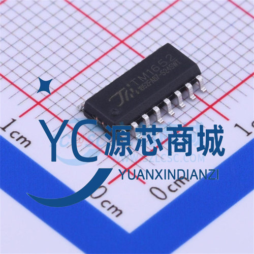 原装正品 TM1652 封装SOP16 TM天微 点阵屏数码管驱动器芯片