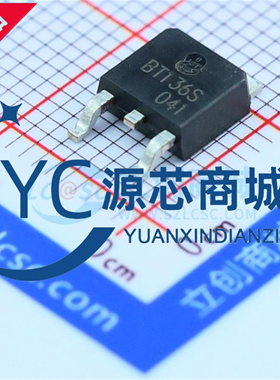 原装正品 BT136S 封装TO-252 全新6A/600V 三端双向可控硅