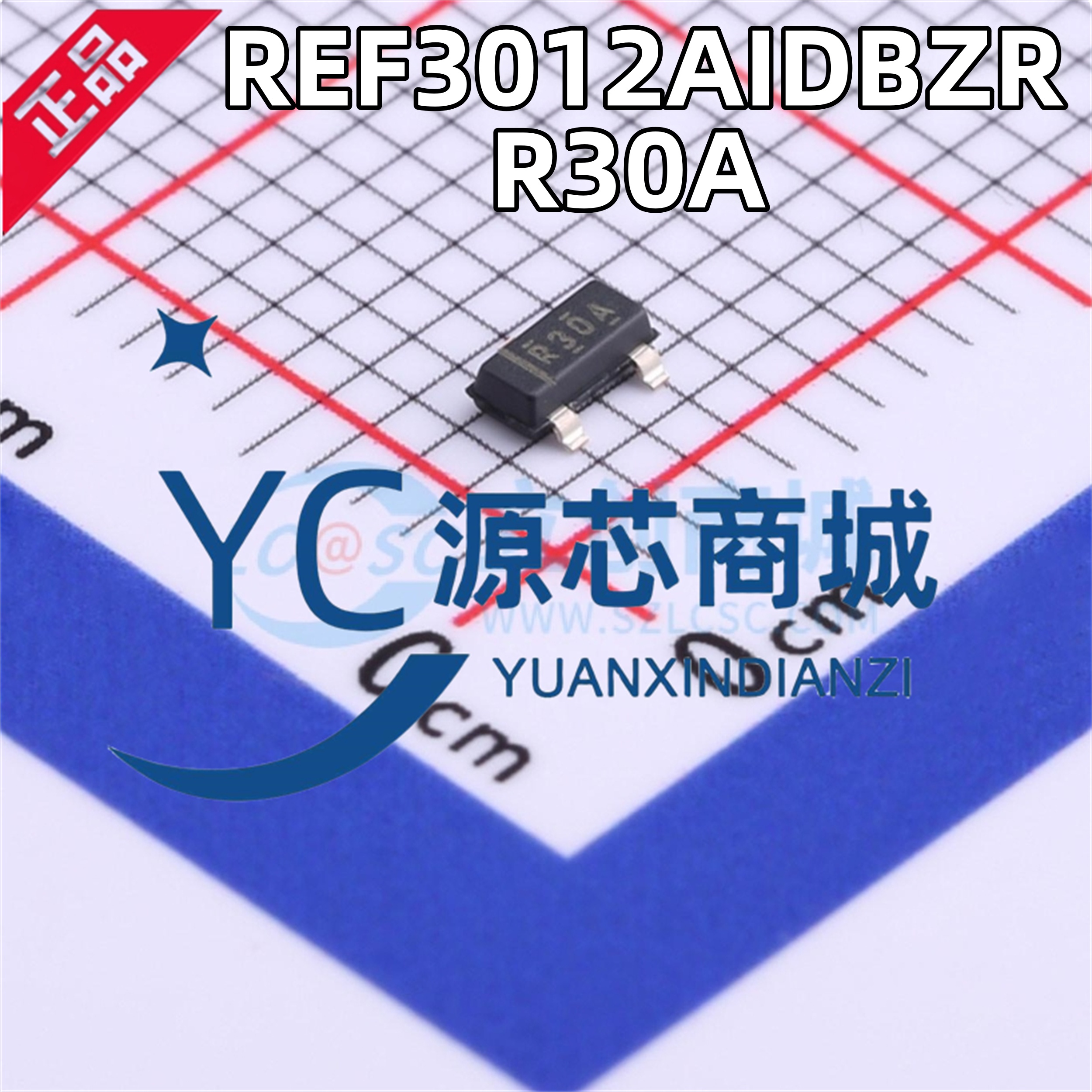 原装正品 R30A REF3012AIDBZR 贴片SOT23 1.25V输出 电压基准芯片
