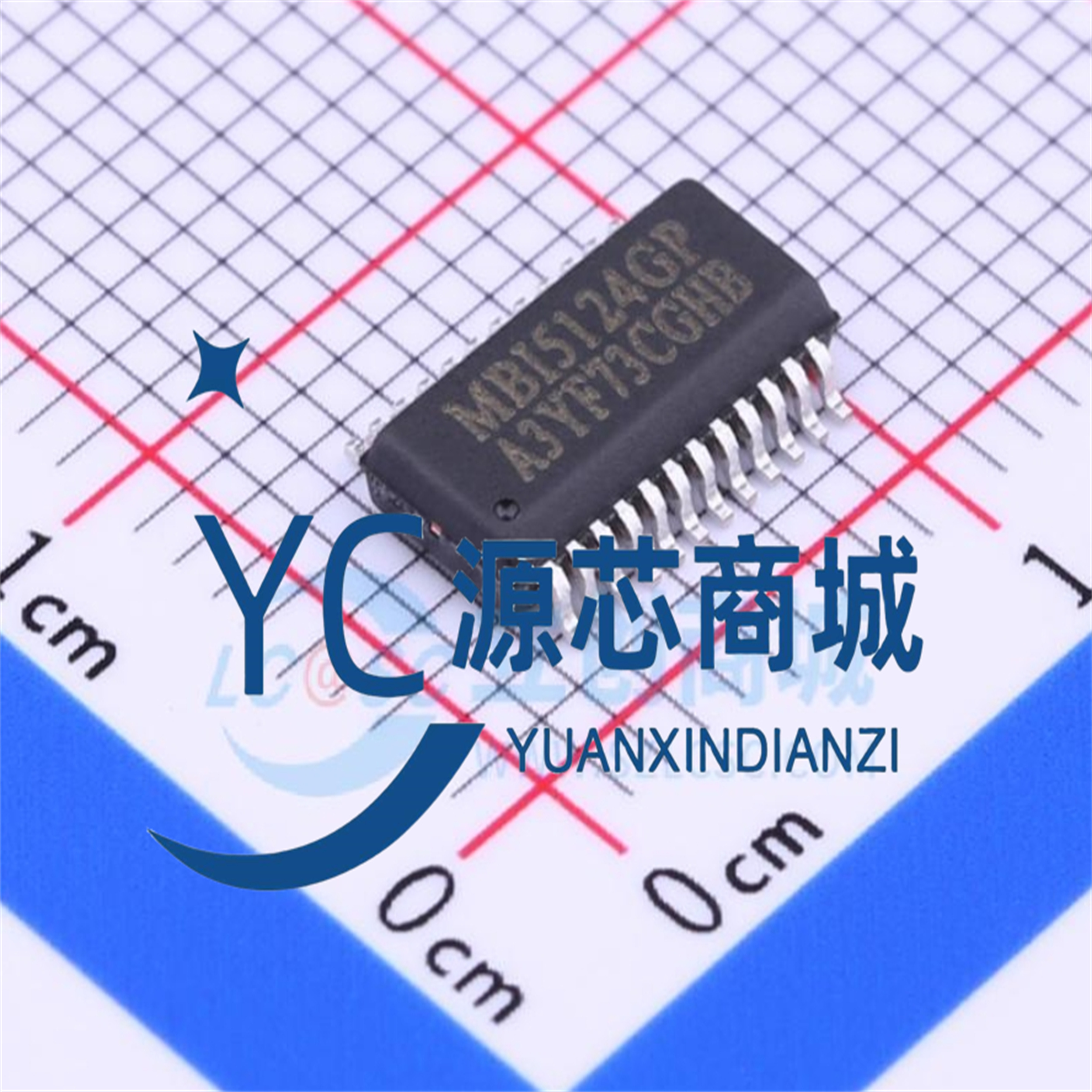 台湾聚积MBI5124GP-BLED驱动芯片