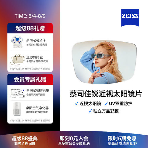 佳锐蔡司镜片Zeiss球面镜片