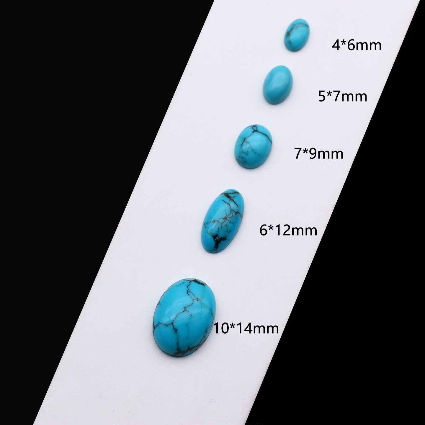天然湖北铁线松蛋形平底素面戒面裸石戒指吊坠银饰k金镶嵌配石