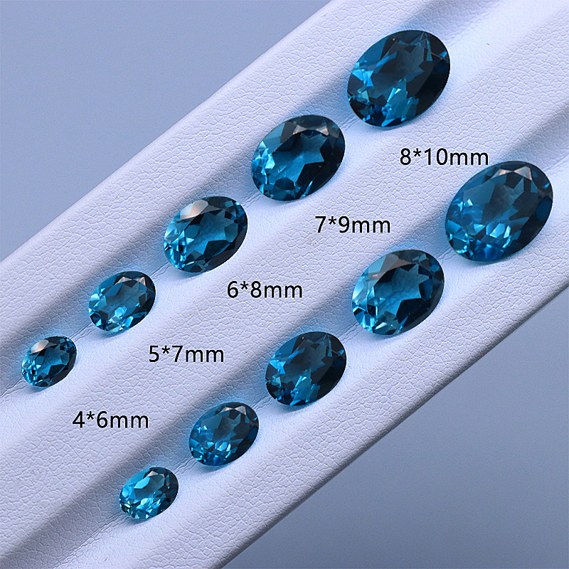 天然伦敦蓝晶托帕石戒面蛋形裸石戒指吊坠镶嵌配石厂家批发直销,珠宝/钻石/翡翠,珠宝奇石,淘宝优惠券,粉丝福利购,淘宝优惠卷