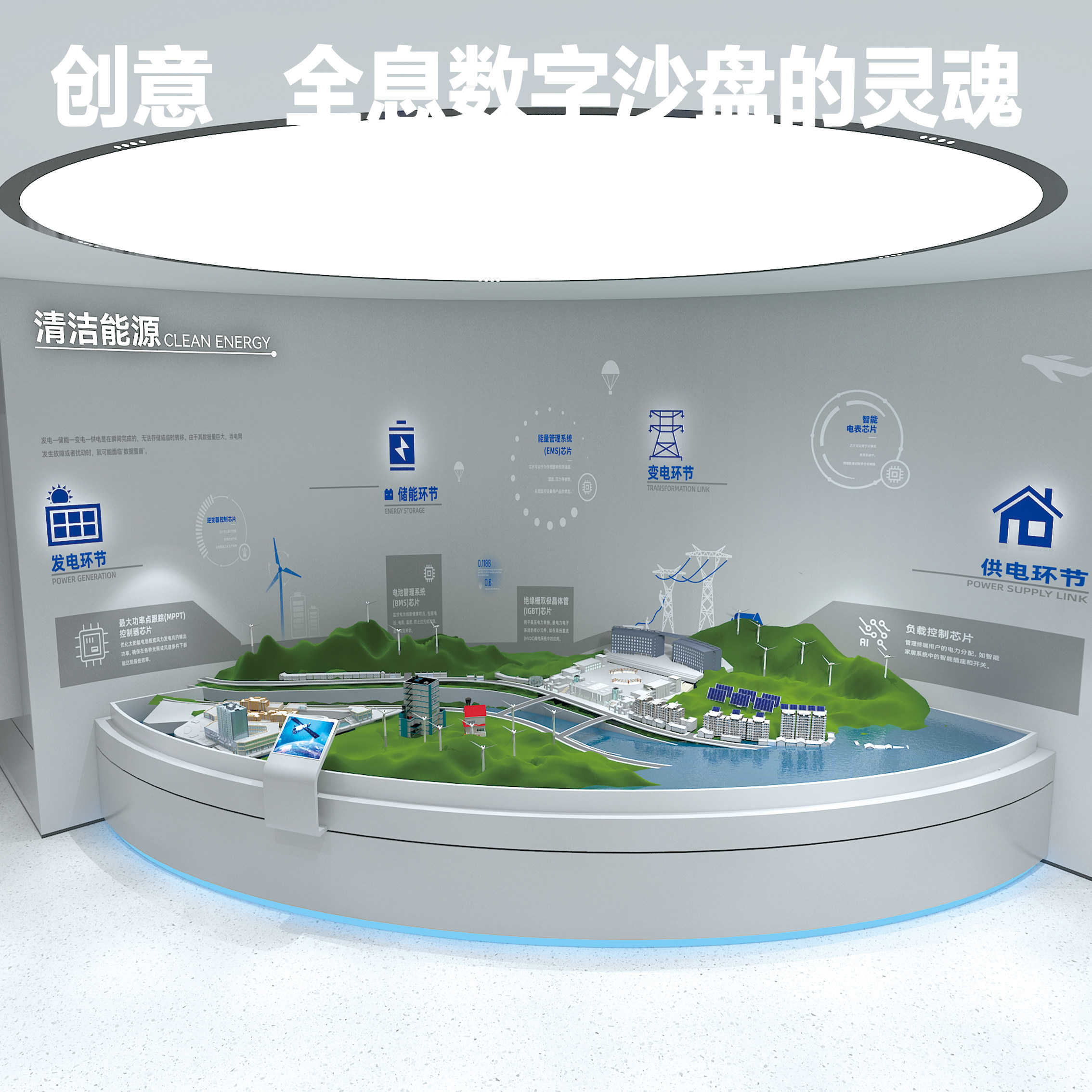 ar全息互动投影3d动态电子沙建筑及模型设计