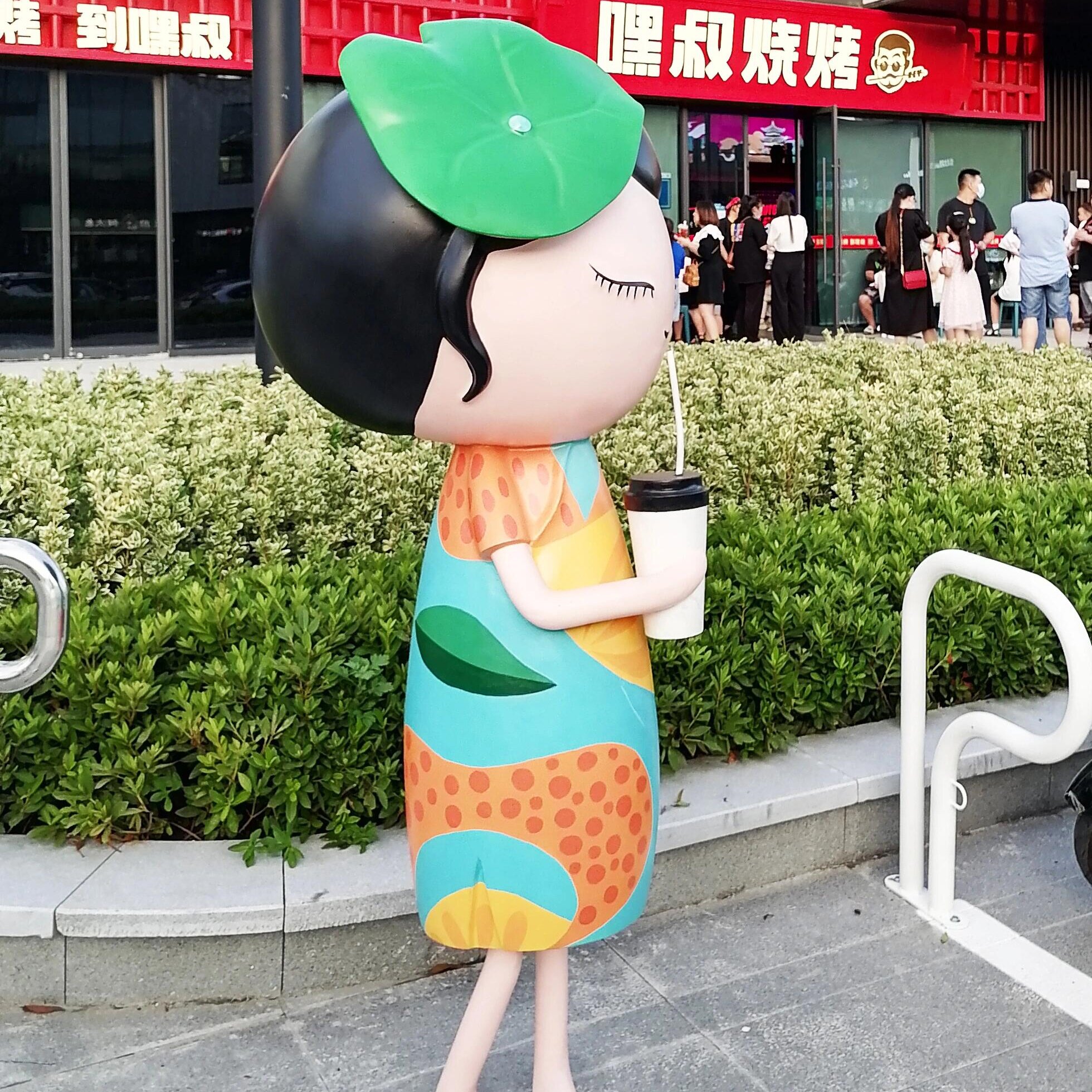 玻璃钢不锈钢景观雕塑