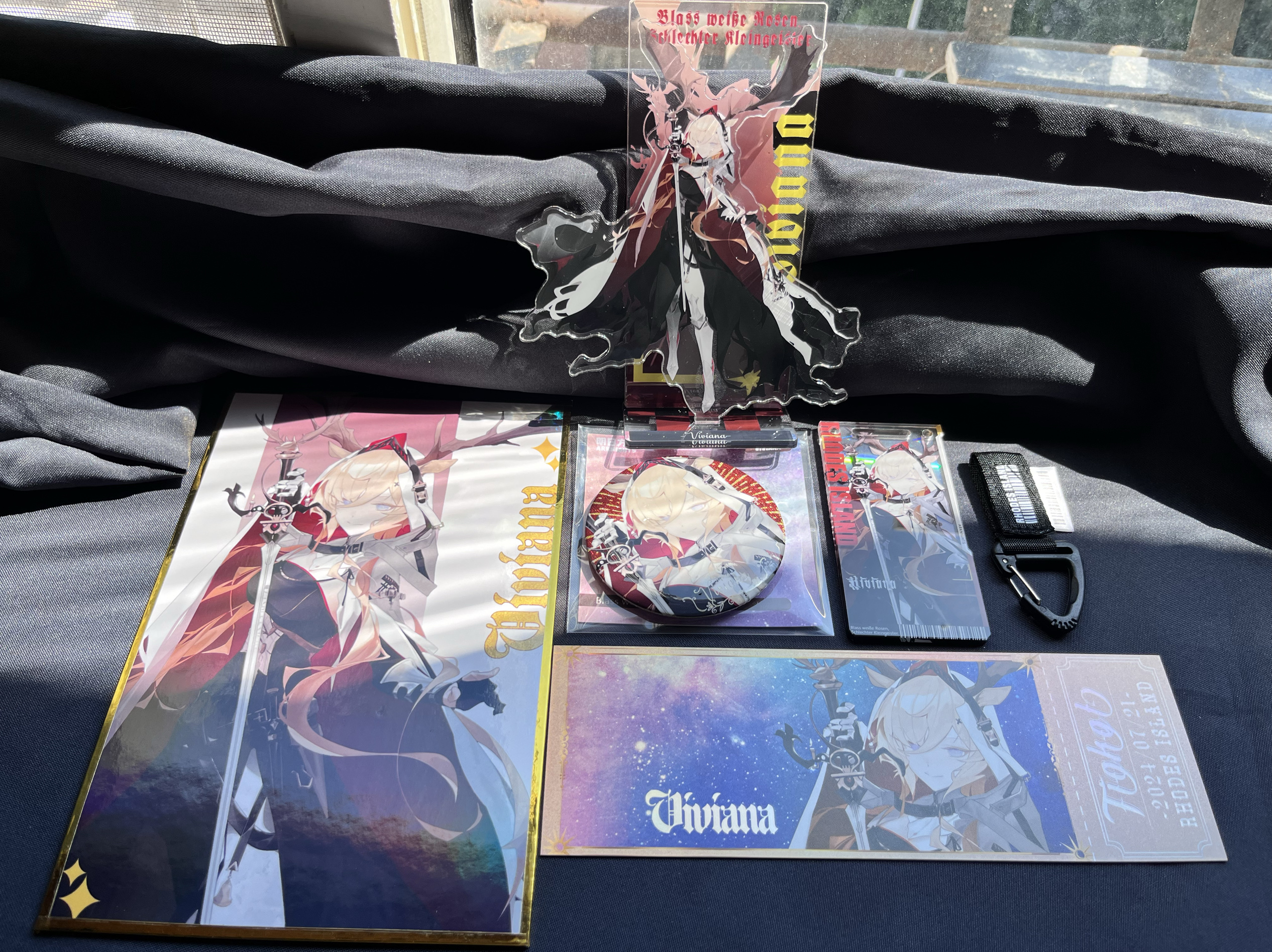 【红伞同人】明日方舟同人周边薇薇安娜烛骑士/吧唧通行证色纸