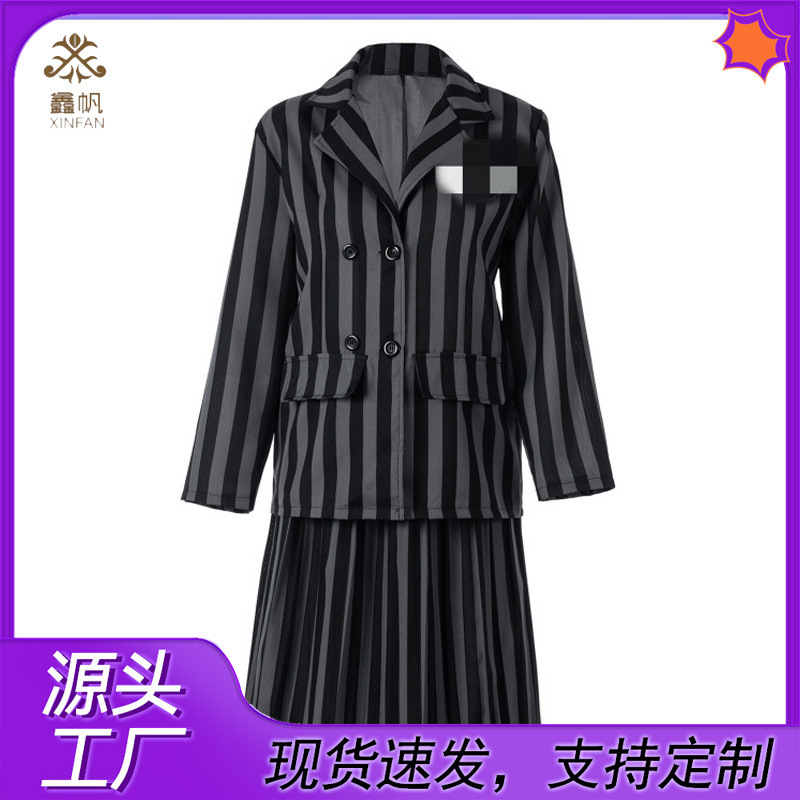 新款万圣节亚当COS服西装裙舞台角色扮演热门影视连衣裙cosplay