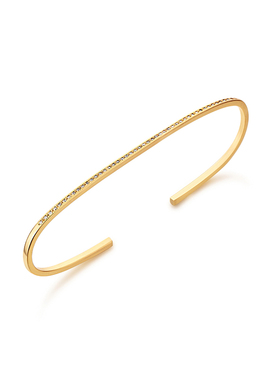 Glam Ever时尚系列金色/黑色时尚个性简单手掌镯细掌镯手环女