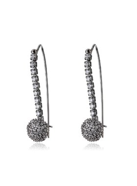 Glam Ever情迷系列耳环轻奢小众设计吊坠镀18k金耳钉耳饰品